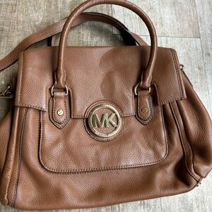 Michael Kors Tan Leather Satchel